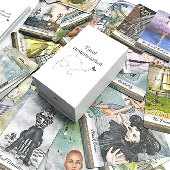 A Full Set Of Hot Silver Tarot Cards