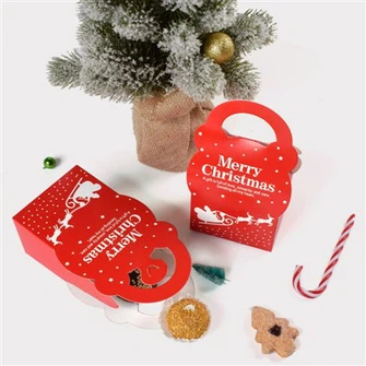 Christmas Red Cardboard Box