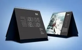 Portable Table Standing Daily Calendar Printing